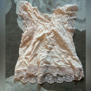 Gap Size S Light Pink Blouse